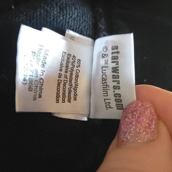 Star Wars Black Sweatpants for Girls Size Large (12/14) - Picture 5 of 6